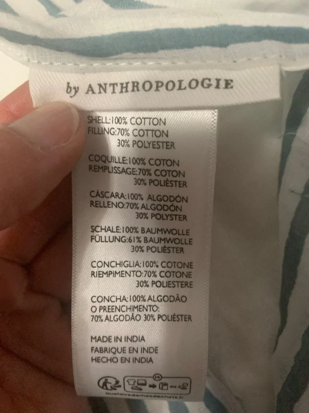 Anthropologie comforter 98“